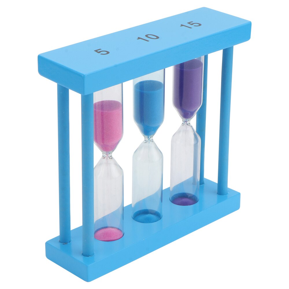 1pc Novel Hourglass Sand Glass Hourglass Sand Timer for Home Office: Blue