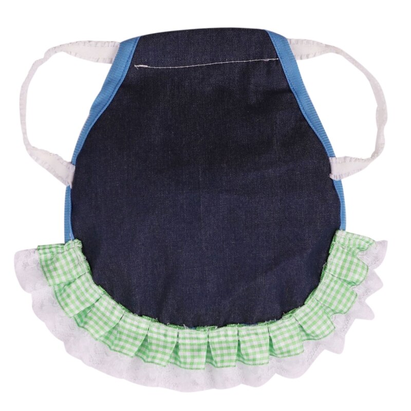 Gevogelte Wing Protector Kip Zadel Hen Schort Met Elastische Bandjes Voor Winter: blue denim