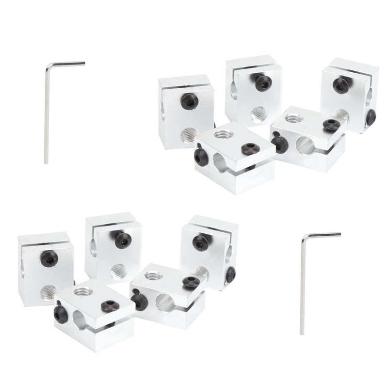 kit thread repair kit 2 Sets Printer Heater Block Aluminum End Hesting Part Accessories 20x16x12mm stainless