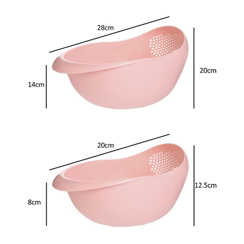 Rice Sieve Plastic Rice Washing Vegetable Strainer Basket Rice Bean Pea Sieve Washing Strainer Kitchen Tools Quinoa Cleaning