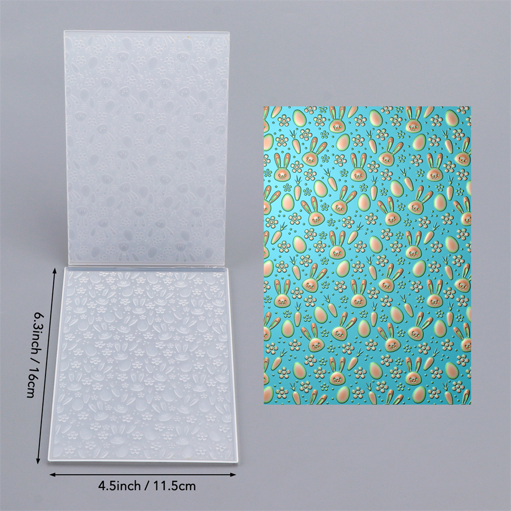 Carpeta de estampado con textura 3D, carpeta de estampado de fondo del Día de San Valentín para plantilla para hacer tarjetas, manualidades de álbum de recortes: Verde militar
