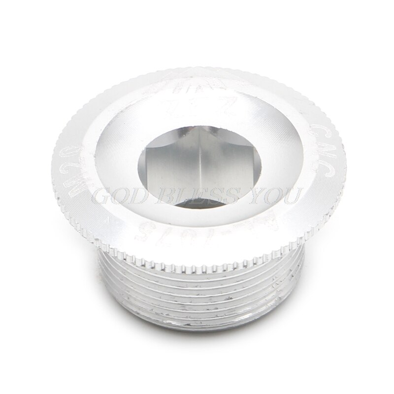Mtb mountainbike cykel krankarm skruer kranksæt arm bolt cnc cover cups  m20mm til shimano: Sølv