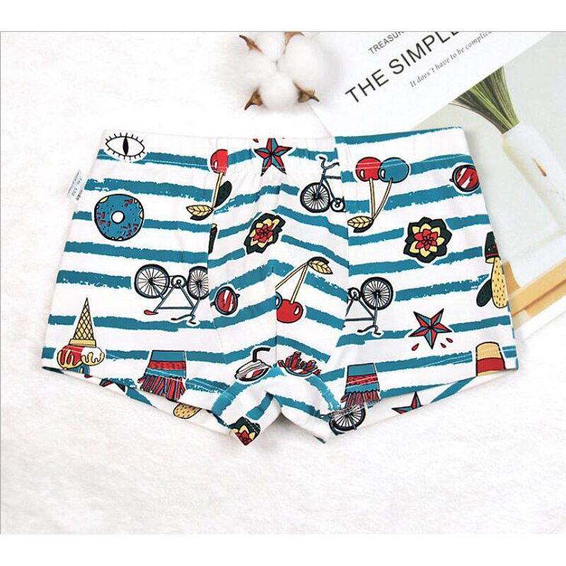 Vendita nuovo trasporto libero di alta qualità ragazzi pugile mutandine bambini carattere stella bambini biancheria intima 2-8 anni 4 pz/lotto