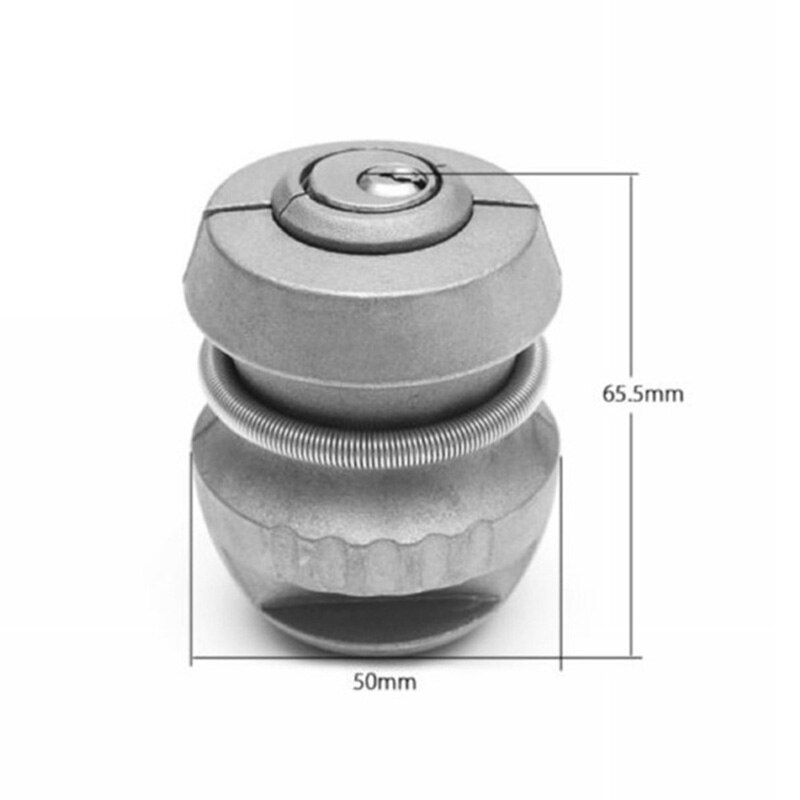 1pcs Trailer Parts Hitch Lock Ball Lock Universal Coupling Tow Caravan Zinc Alloy 50*65.5mm