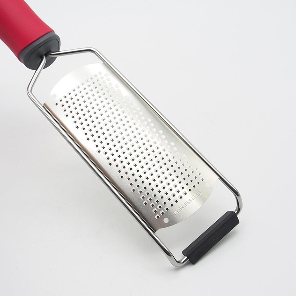 Wide Plate Cheese Grater Food-Grade 304 Stainless Steel Durability Fruit Shavings Chocolate Cheese Home Use