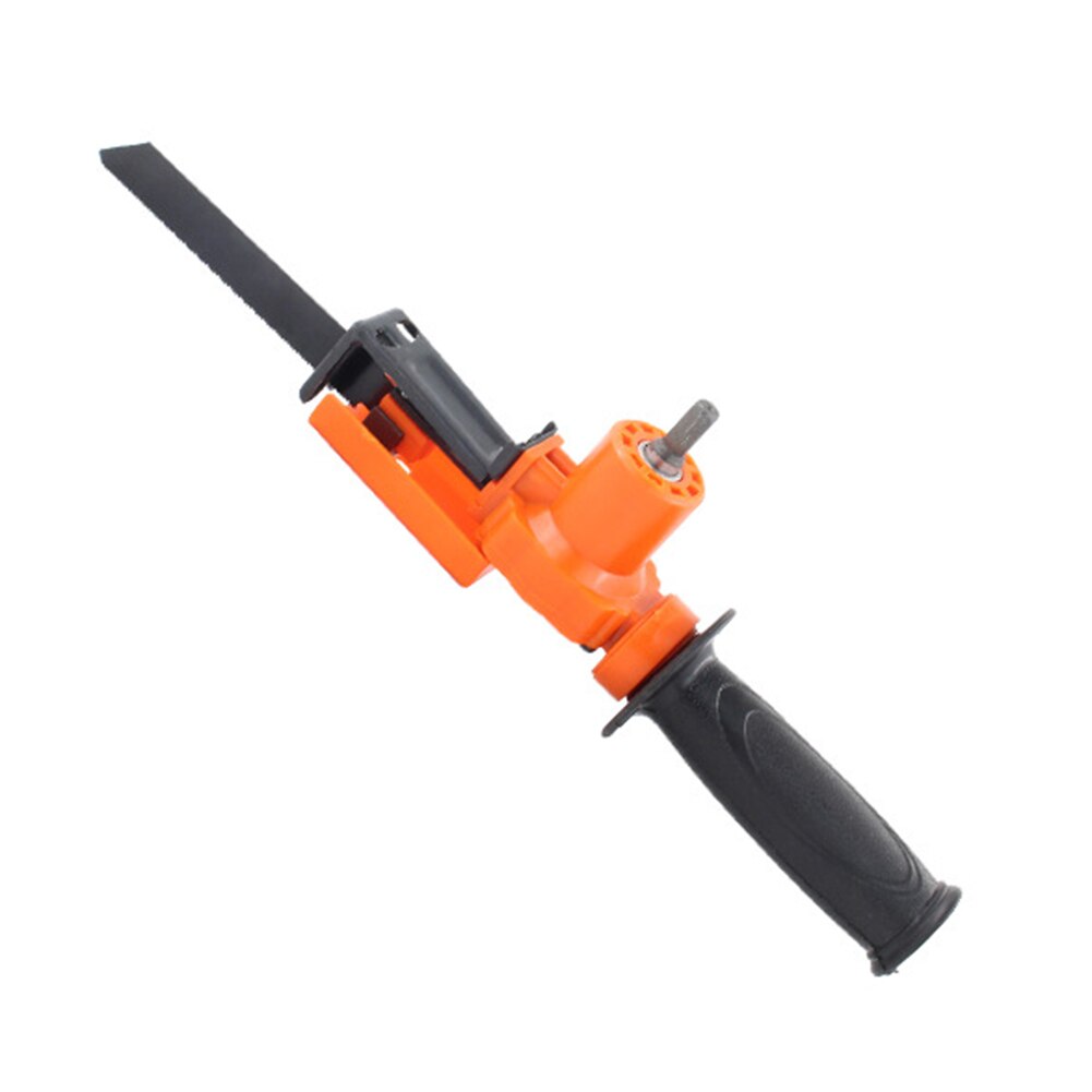 Perceuse électrique scie modifiée scie alternative électrique antidérapante en acier allié poignée de ménage perceuse scie accessoire outil électrique