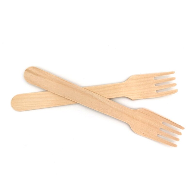 Disposable Wooden Tableware, Party Wooden Fork, Party Wooden Fork, Home Kitchen Disposable Fork