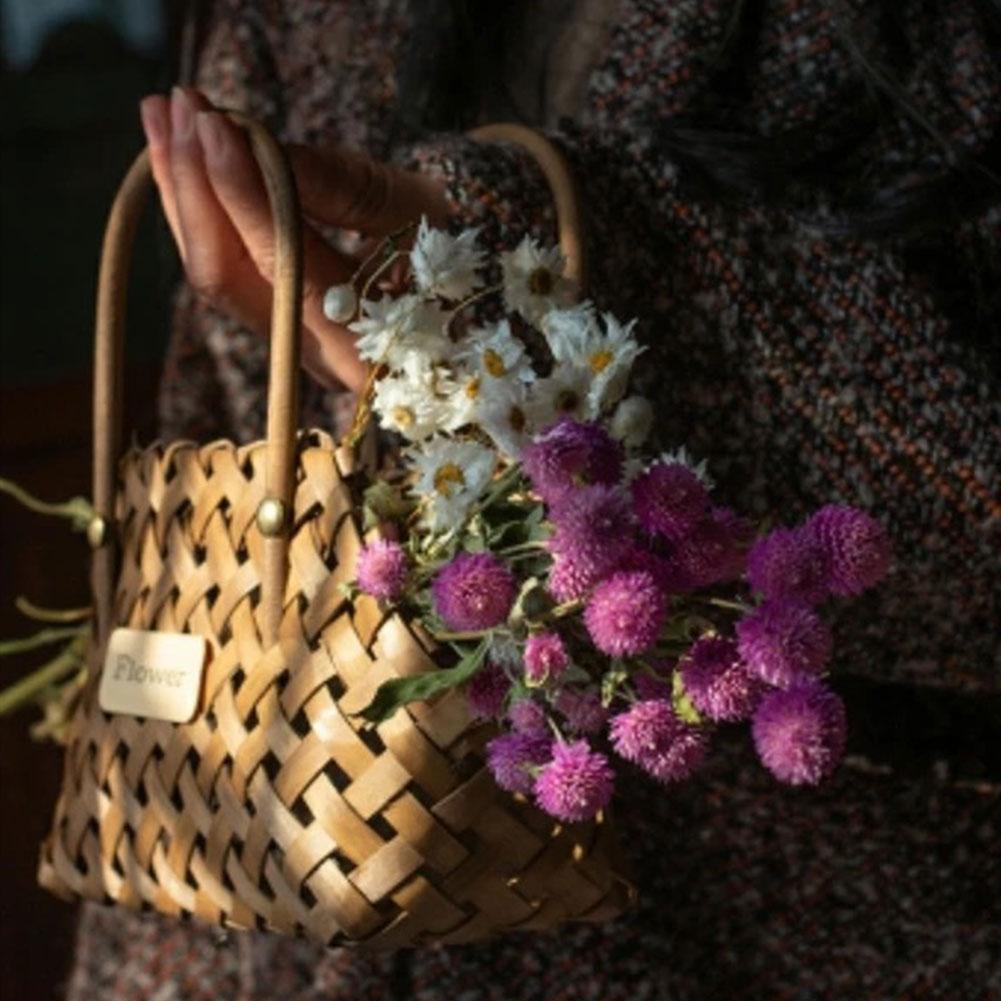 Bryllup blomsterkurv blomsterpige kurv blonder perle romantisk hvid rhinsten dekoration til bryllup ceremoni fest kurv