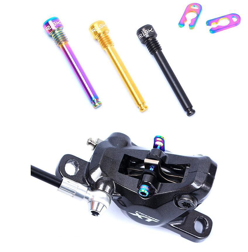 2 stücke Bike Hydraulische Bremse Stecker Mit Sicherungsring Titan Alloy Fixed Schrauben für Shimano XT XTR Für Sram XX Fahrrad bremse Stecker Teile