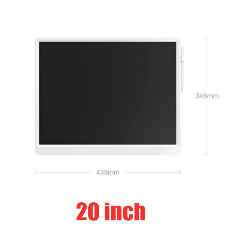 Xiaomi mijia lcd skrivetablet 20 "med pen 10/13.5 " digital tegning elektronisk håndskrift pad besked grafik bord: 20 tommer