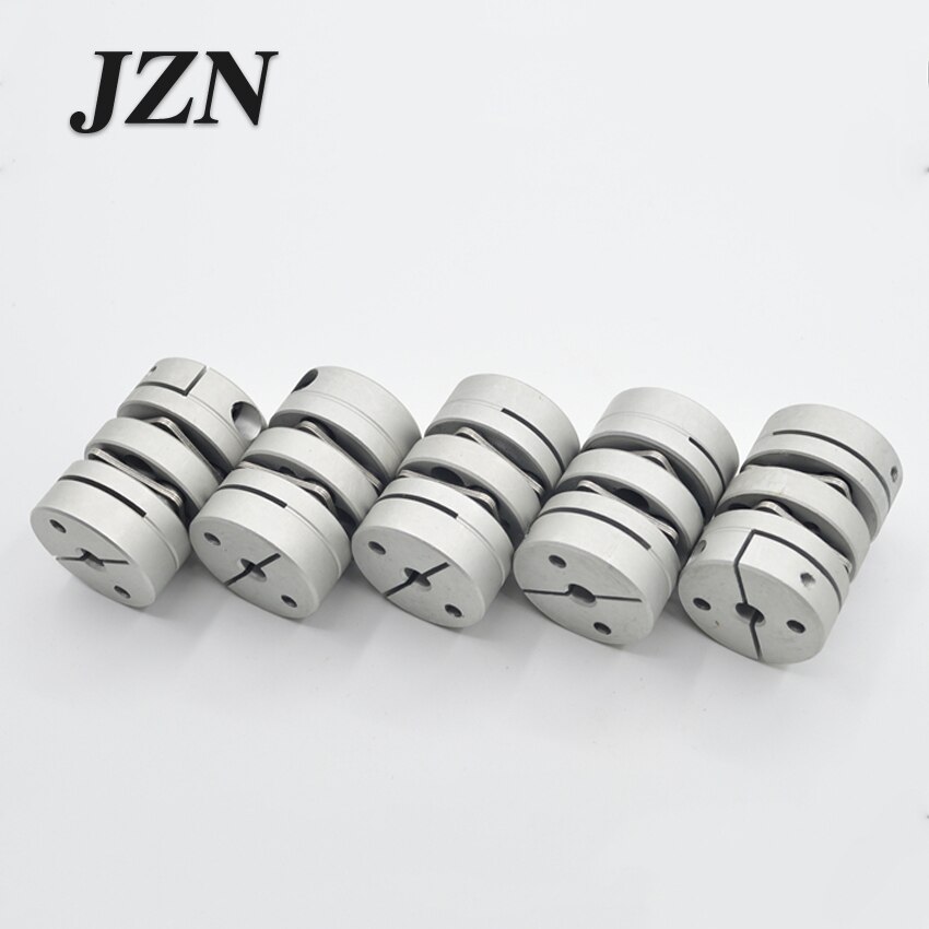 ! (1PCS) Aluminum alloy flexible double diaphragm coupling large torque screw servo motor coupling