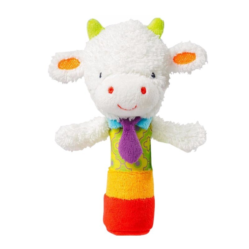 Slaapkamer Baby Rammelaar Mobiles Schattige Baby Speelgoed Cartoon Dier Hand Bell Rammelaar Zachte Peuter Pluche Bb Speelgoed 0-12 maanden 40% Off