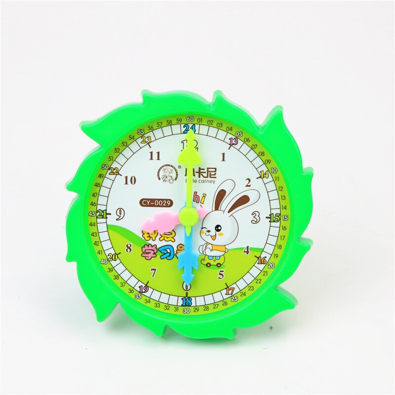 Children learning clock Mathematics Early Childhood Teaching Tools: Green  