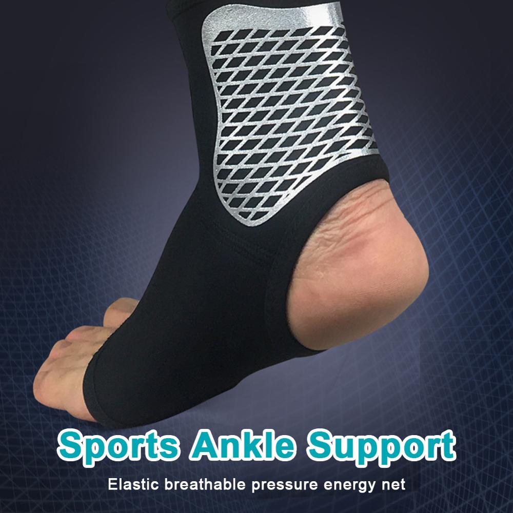 1pc Adjustable Sports Compression Elastic Ankle Brace Support Sprain Prevention Sport Fitness Guard Band Ankle Support Brace