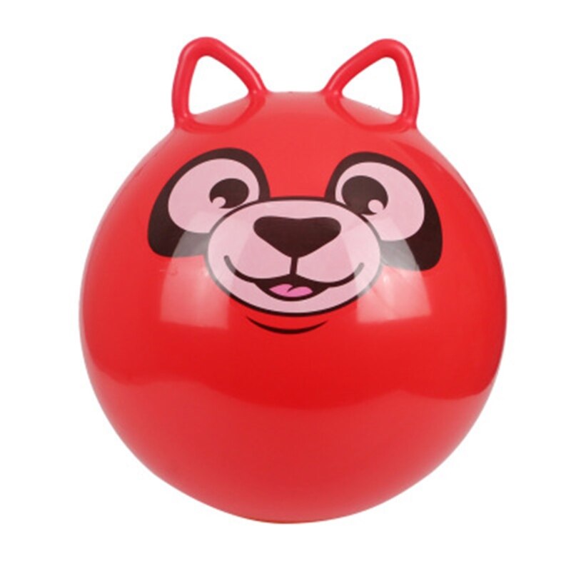 18\" Cat Ear Inflatable Jump Ball Hopper Bounce Retro Ball With Handle