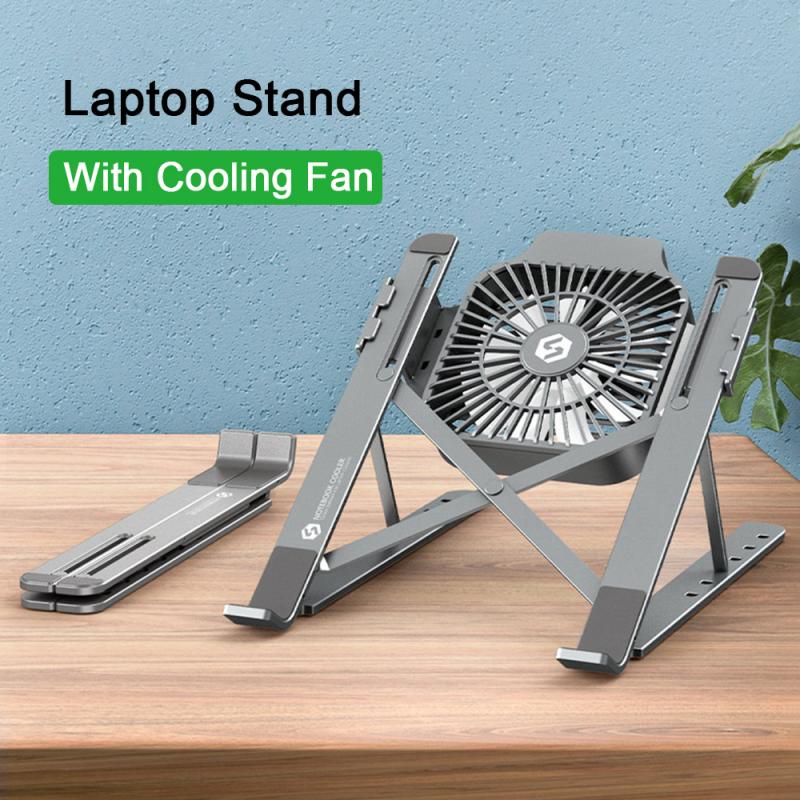 17 inch Laptop Holder for MacBook Air Pro Notebook Foldable Aluminium Alloy Laptop Stand Bracket Laptop Holder for PC Notebook