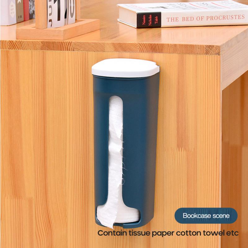 Wall Mounted Organizador Storage Box Organizer Plastic Bags Holder Kitchen Garbage Bag Storage Rack Box Kitchen Drawer Organizer