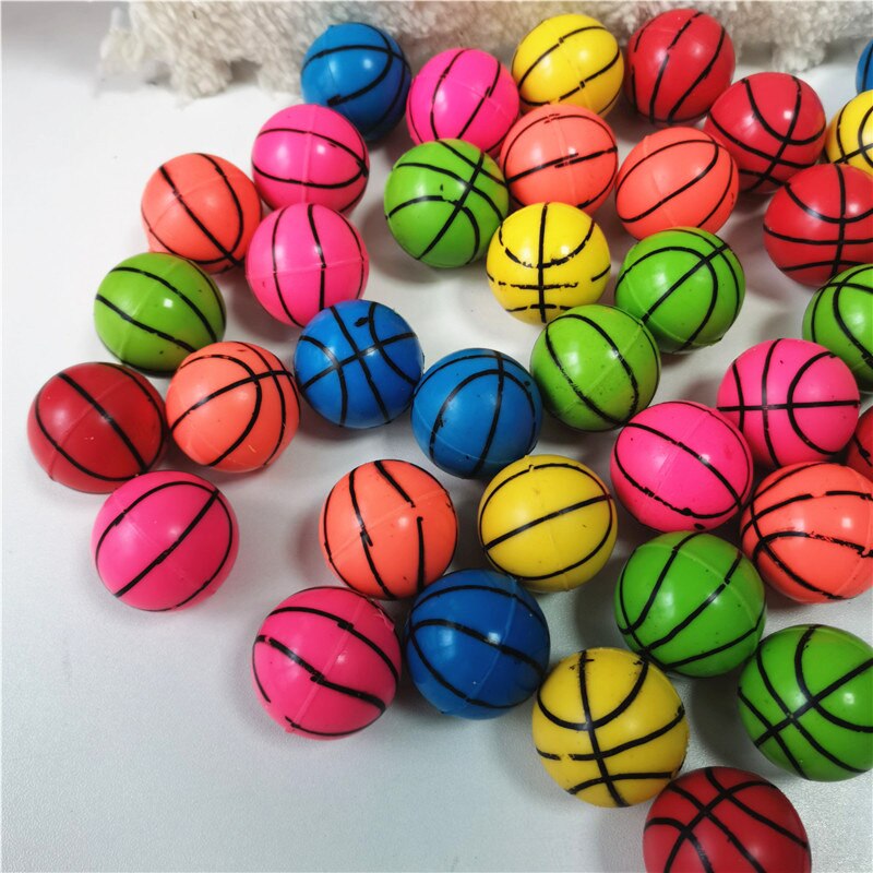 3cm 10 kpl lasten lelupallo värillinen pomppiva pallo kumi ulkolelut lasten urheilupelit joustava koripallo jongleeraus hyppypallot