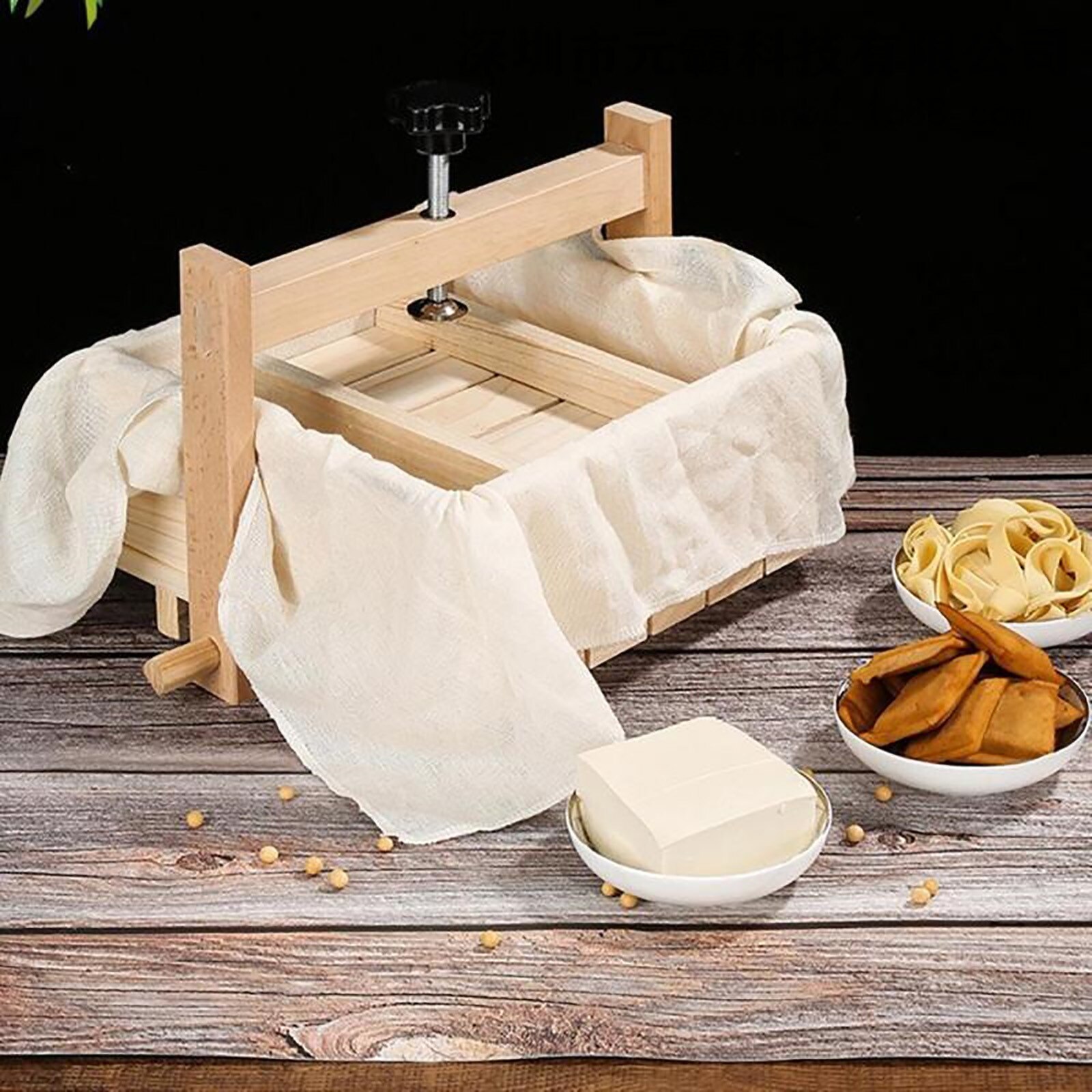 gorący Diy plastikowe tofu naciśnij formę domowej roboty ser forma soja twaróg tofu zrobienie forma z tkaniny sera kuchnia zestaw narzędzi robić gotowania W