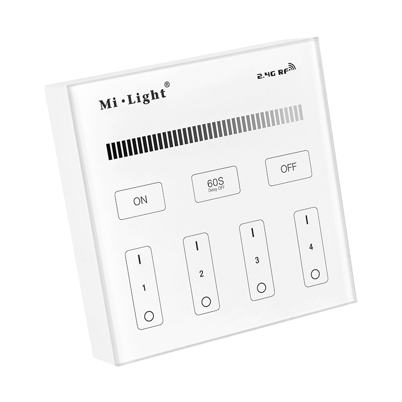 Intelligent control panel dimmer B1 touch control 2.4G WIFI intelligent control wiring-free LED light bar controller dimmer