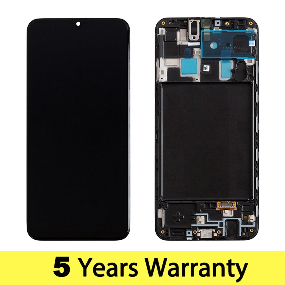 Lcd til samsung galaxy  a20 display berøringsskærm in-cell display til samsung  a205f sam -a205 lcd tft