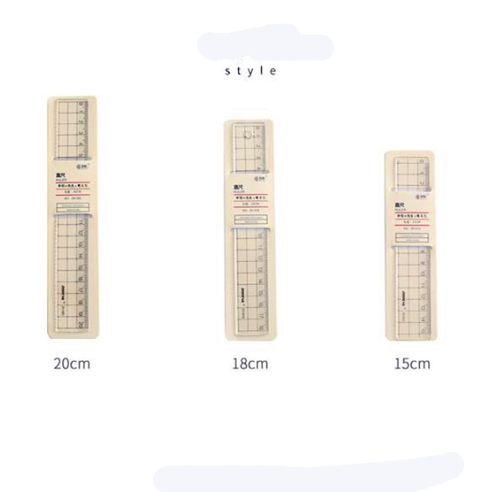 1 st 15cm 18cm 20cm transparent enkel linjal akryl linjaler enkel stil lärande brevpapper ritning leveranser