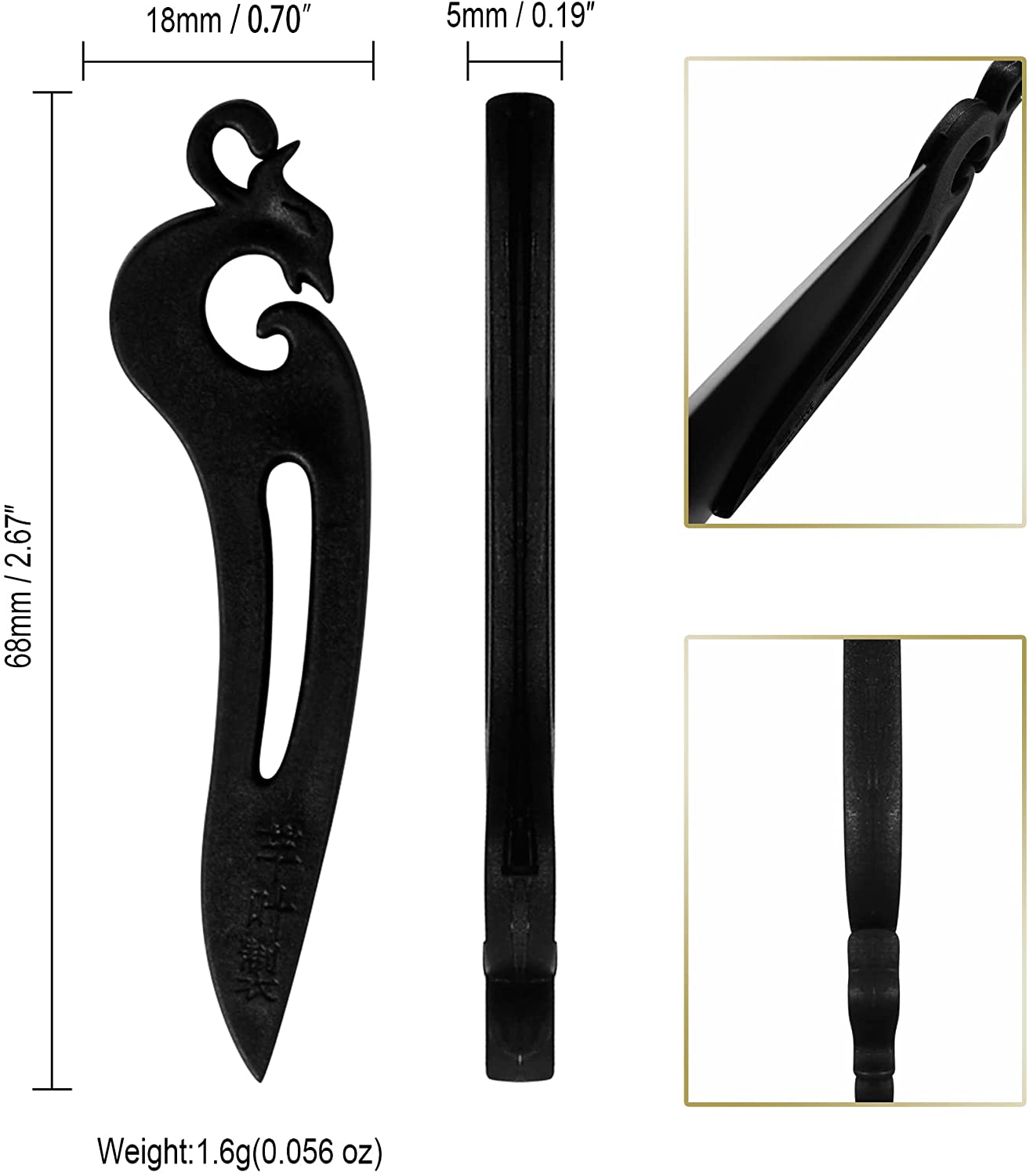 XYj 50-pieces Set Plastic Knife Tip Knife Point Protector Sleeves For Kitchen Chef Knives Knifehead Guard Knives Blade Tip Tools