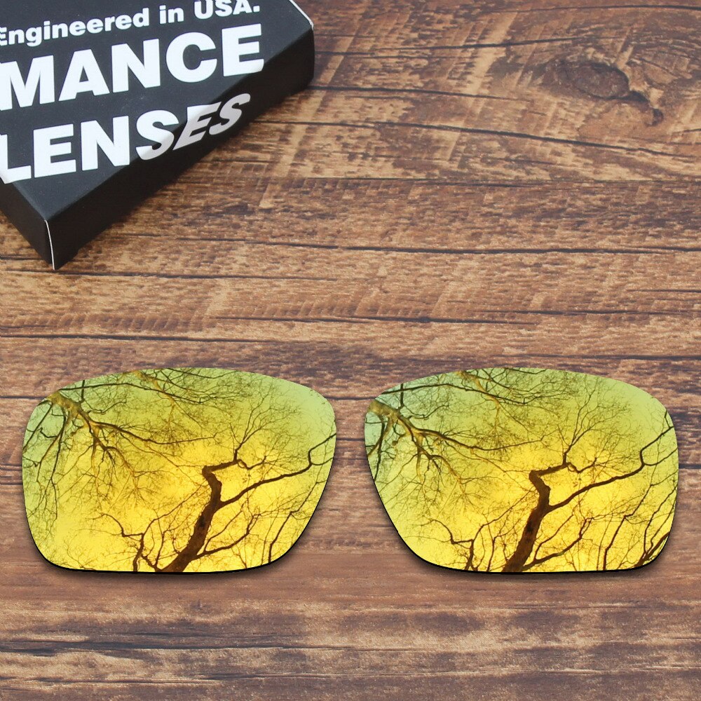 ToughAsNails Gepolariseerde Vervanging Lenzen voor Oakley Holbrook Zonnebril Gold Mirrored (Lens Alleen)