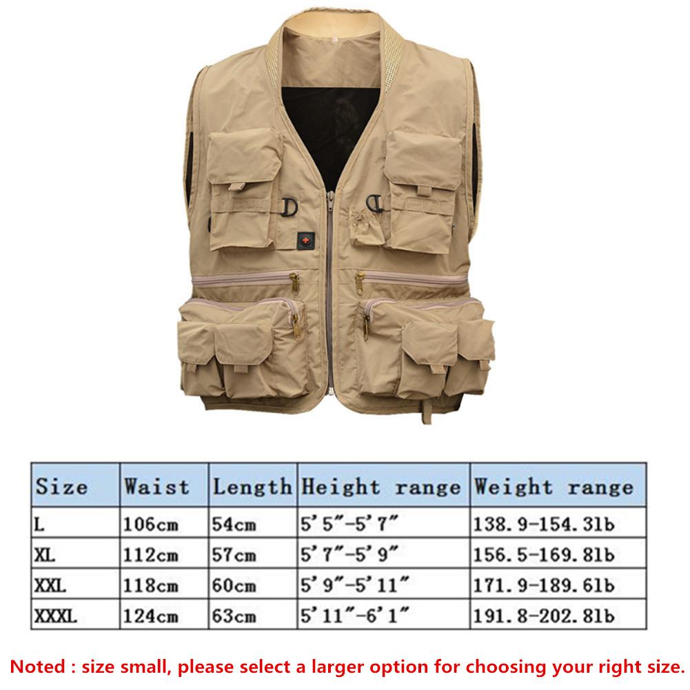 Outdoor fly Fishing Vest Life Jackets Breathable M – Grandado