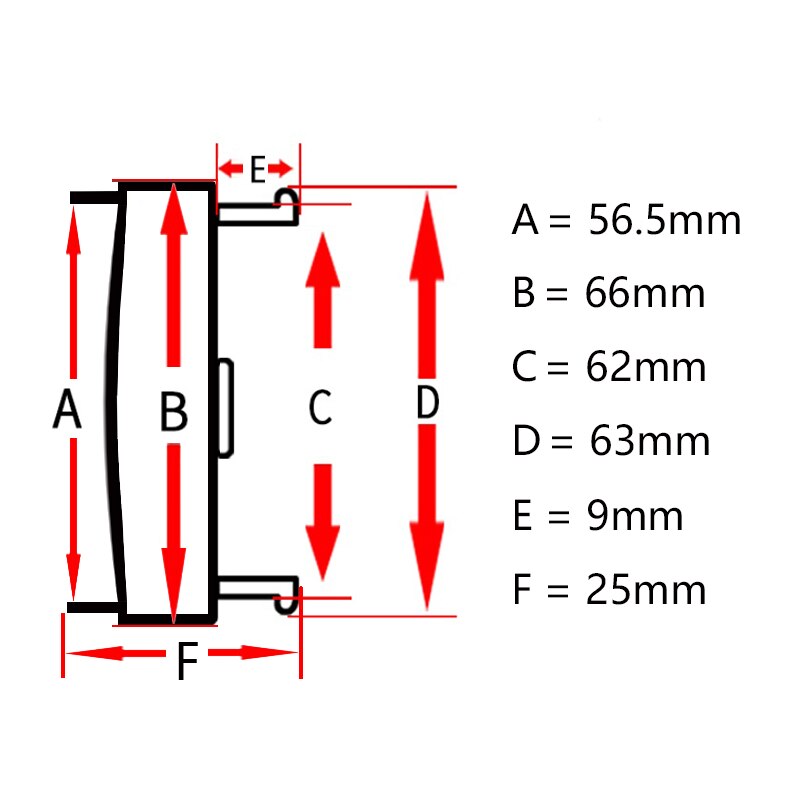 4 Stks/partij 66Mm Plastic Auto Modificatie Wiel Center Hub Caps Embleem Auto Velg Deksel Wieldoppen, Zwart/Zilver