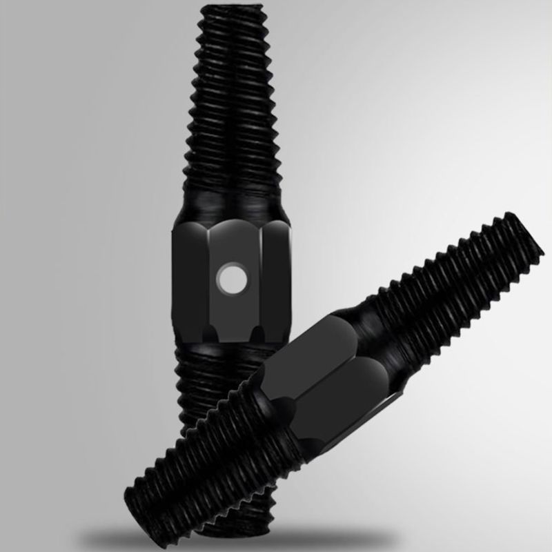 4\" 6\" Double-head Tap Faucet Valve Screw Extractor Set Damaged Broken Wire Pipe