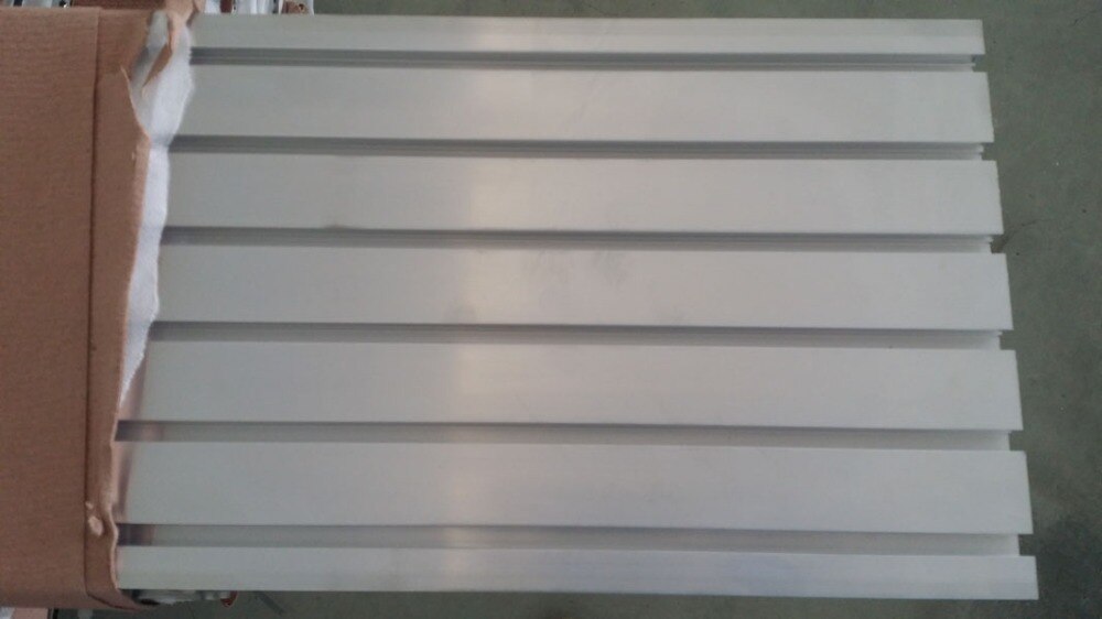 High Strength Panel Profile Aluminum Profile CNC Engraving Machine Center 20mm Thick 625*240 mm