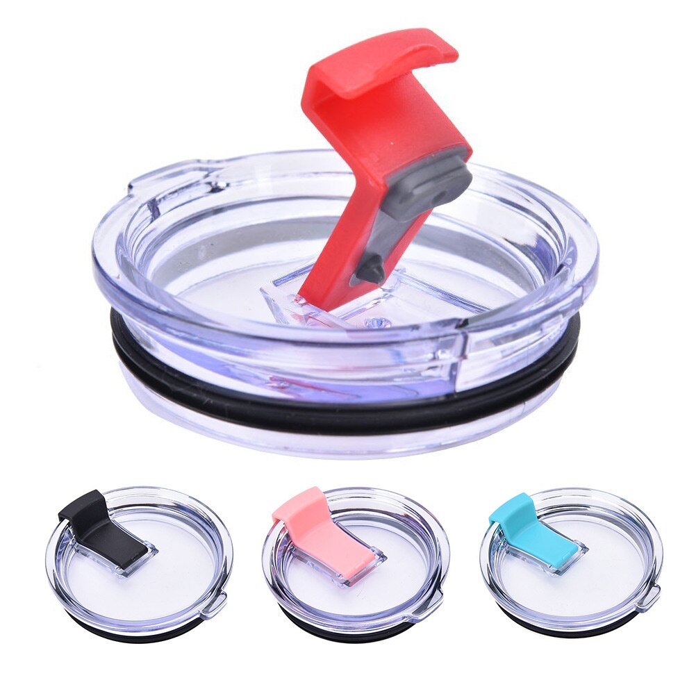 Water Bottle accessories Crystal Clear Tumbler Cup Splash Spill Proof Seals Lid With Slider Closure For 20/30oz bottle covers