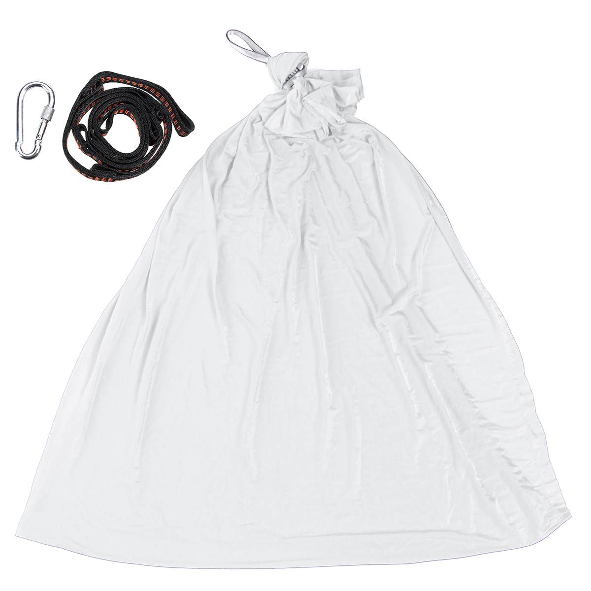 Kids Cotton Swing Hammock Children Soft Swing Hammock Cuddle Sensory Elastic Parcel Steady Seat Swings for Children Autism ADHD: White