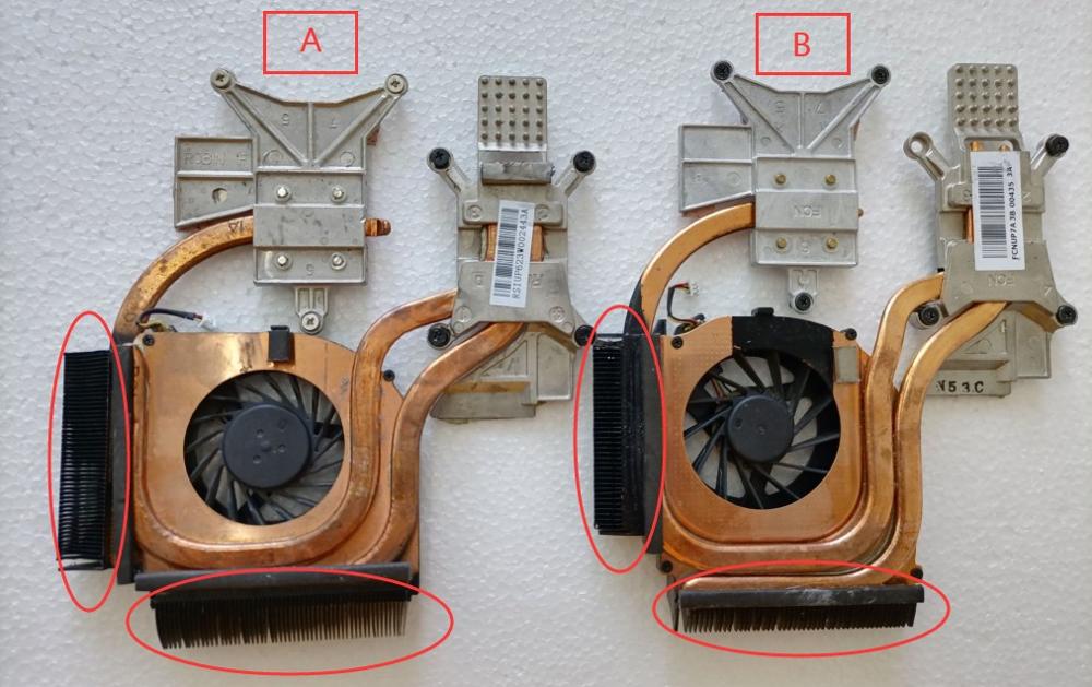 Original ordenador portátil disipador ventilador de refrigeración para HP DV6 DV7 DV7-2000 2100 DV7-3000 DV6-2000 DV6-2100 disipador CPU 600868-001 584244-001