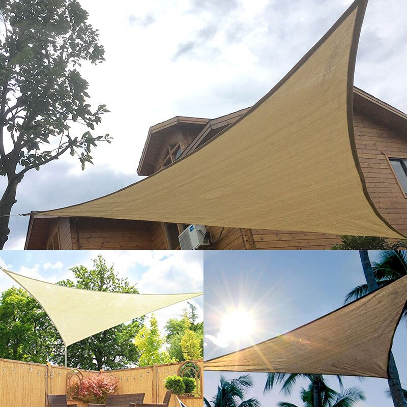 Waterproof UV Sunshade Protection Sun Shelter Outdoor Camping Canopy Garden Patio Courtyard Swimming Pool Shade Sail Awning