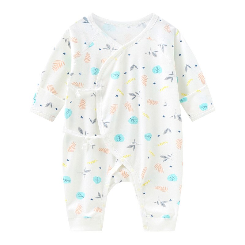 0-9 monate Neugeborenen Decke Schwellen 2Pcs 100% Baumwolle Baby Jungen Pyjamas Hause Casual Kleidung Kleinkind Mädchen Sleeper strampler Atmungsaktiv