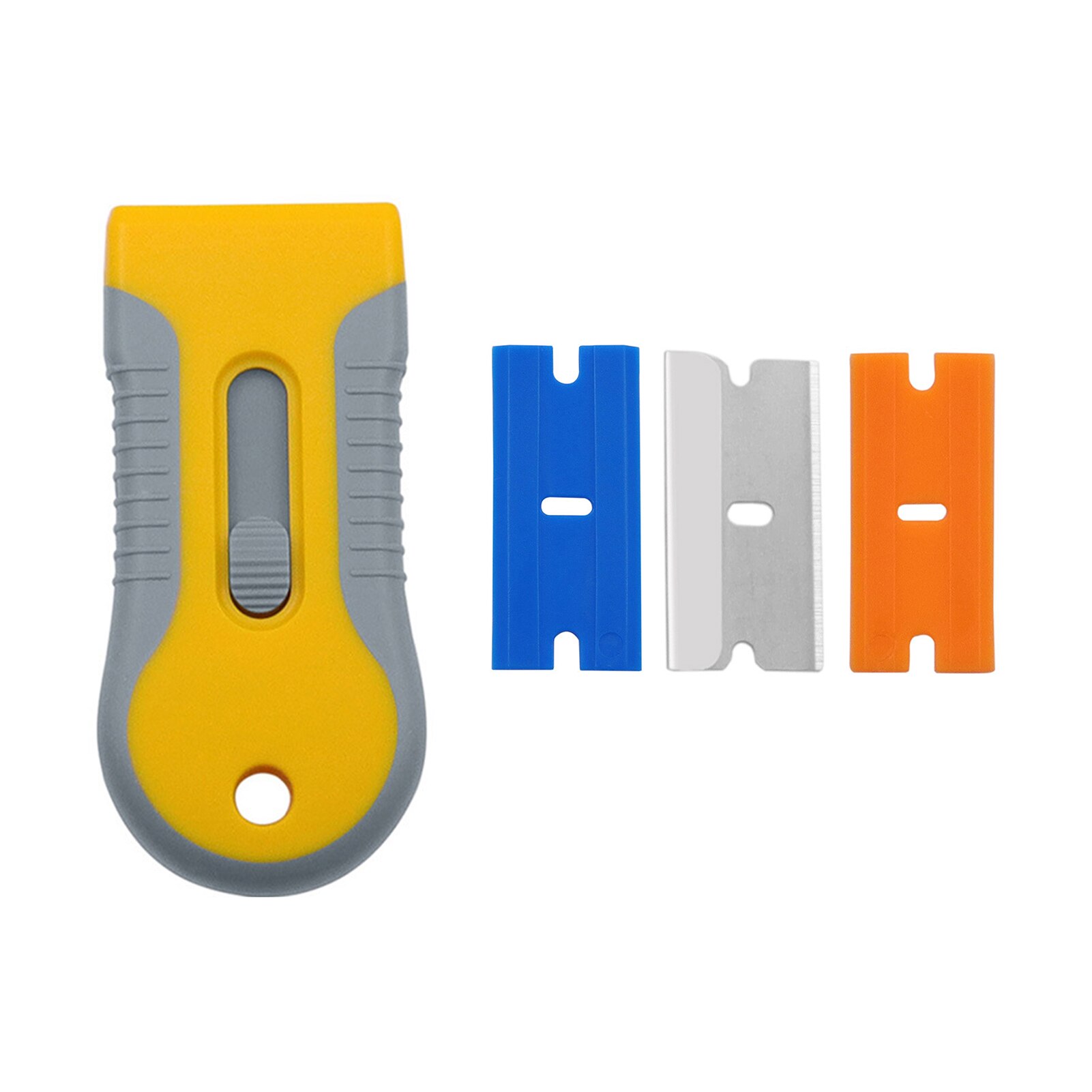 Multi-purpose Mini Razor Scraper Blade Car Sticker Window Tint Decal Paint Remover Film Glue Squeegee Cleaner Removing Tool