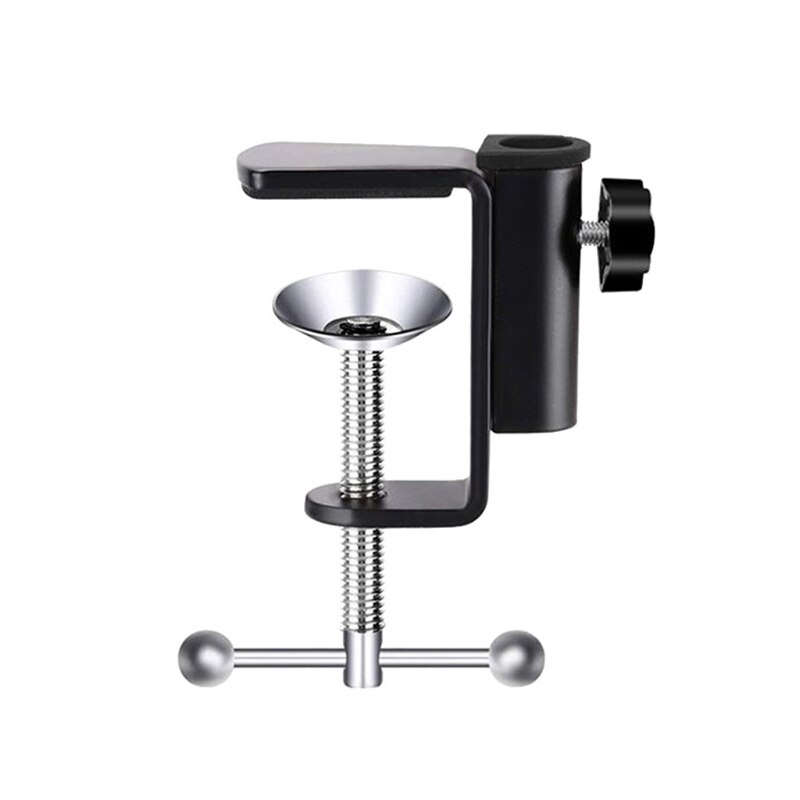 Universal Bracket Clamp Accessories DIY Fixed Metal Clip Light Mount Fittings Screw Camera Holder for Broadcast Micropho