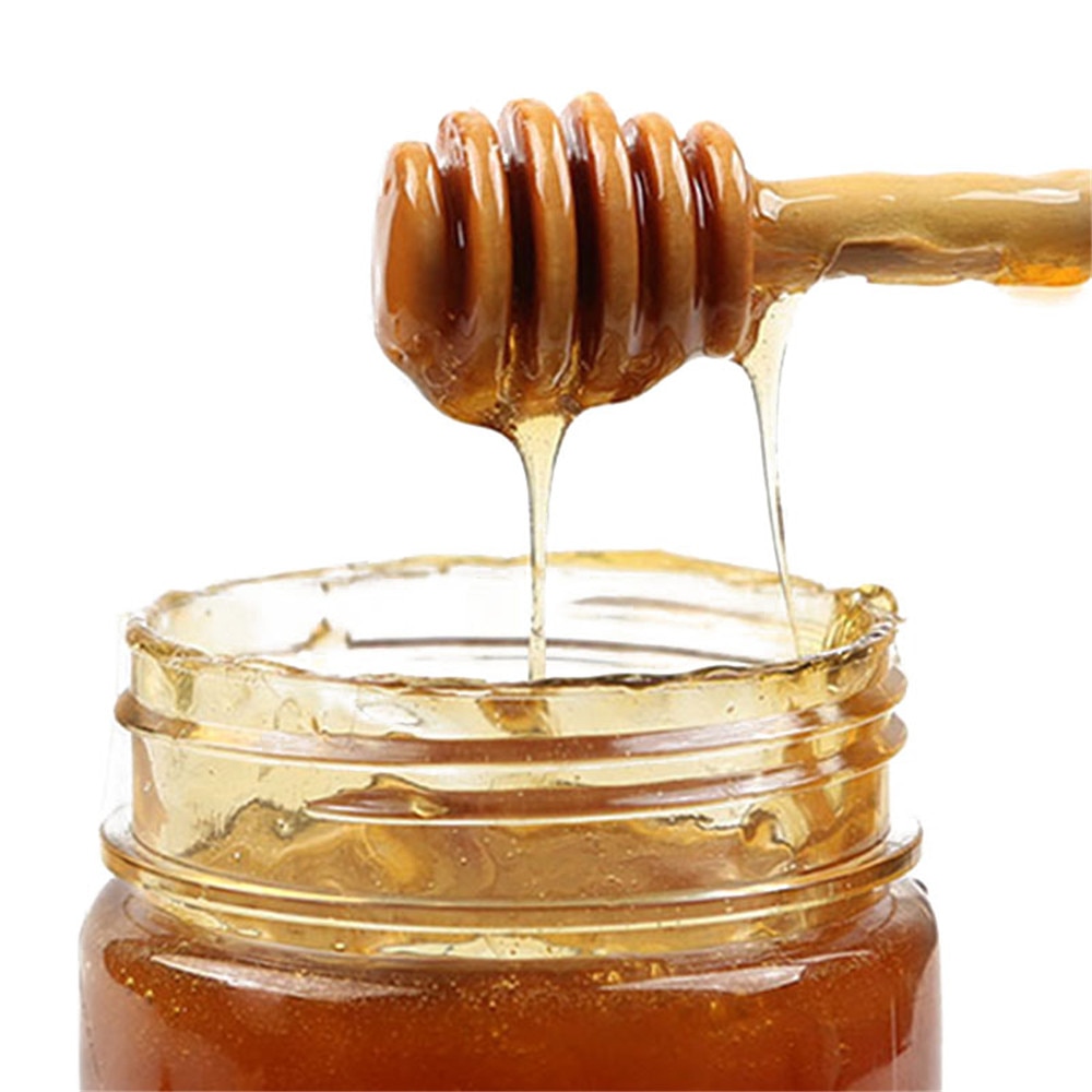 Honing Roer Bar Mengen Handvat Pot Lepel Praktische 1Pc Hout Dipper Honing Lange Stok Levert Honing Keuken gereedschap