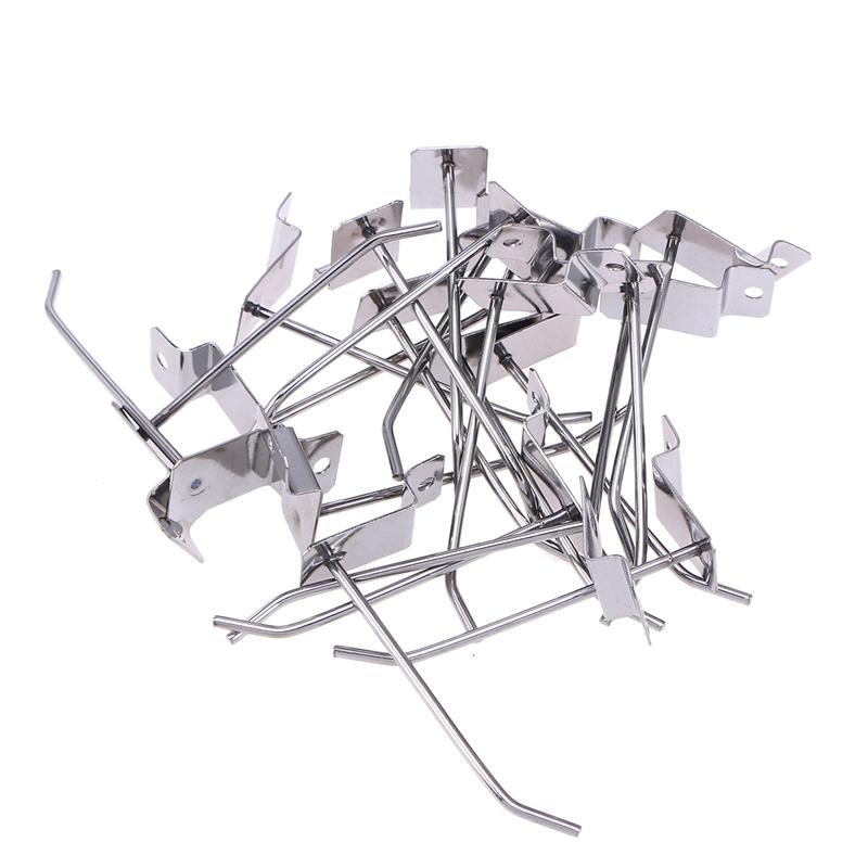 20Pcs Retail Store Display Hooks Panel Display Hooks Durable Gridwall Slatwall Hooks for Retail Store Home Garage