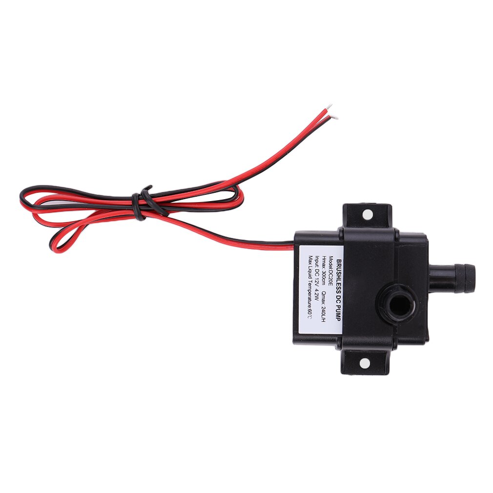 Dc 12v 240l/ timers dyk vand elektrisk pumpe mini ultra stille sort pumpe mekanisk hardware aquarium pro vandpumpe