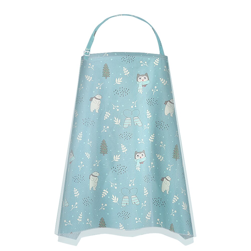 Printed Nursing Cover Double Layer Mesh Fish Net and Cotton Anti-glare Privacy Protection 360° Surround Baby Feeding Accessories: 5