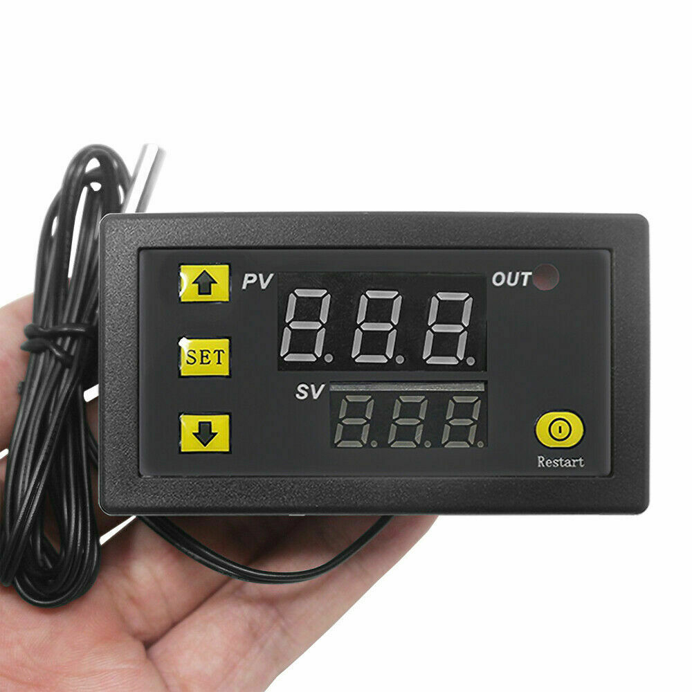 LCD DC 12V 20A Digital Thermostat Temperature Controller Meter Regulator For Garden Room