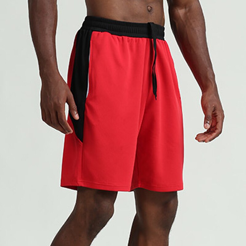 Koord Sport Basketbal Shorts Broek Ademend Sneldrogende Losse Ademend Anti Zweet Running Vijfde Shorts Met Zakken