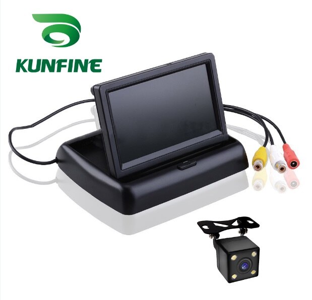 Car Styling 4.3 Inch TFT LCD Screen Car Monitor Display with Wifi Rear View Reverse Backup Camera Car TV Display: Monitor and Cam