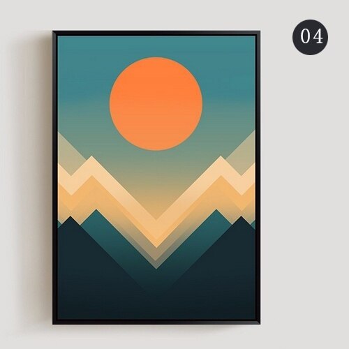 Nordisk 30 x 40cm væg kunst abstrakt lærred maleri plakat stue akvarel børnehave: Grå