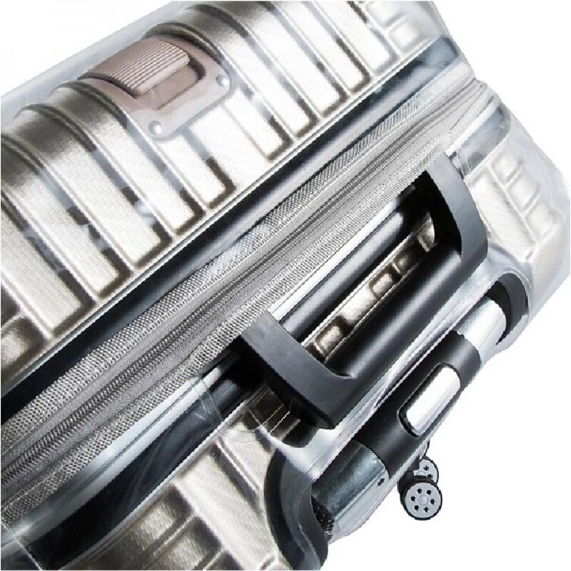RUPUTIN PVC Waterproof Suitcase Protective Cover Travel Luggage Dust Cover Trolley Case Thicker Wear Dust Cover
