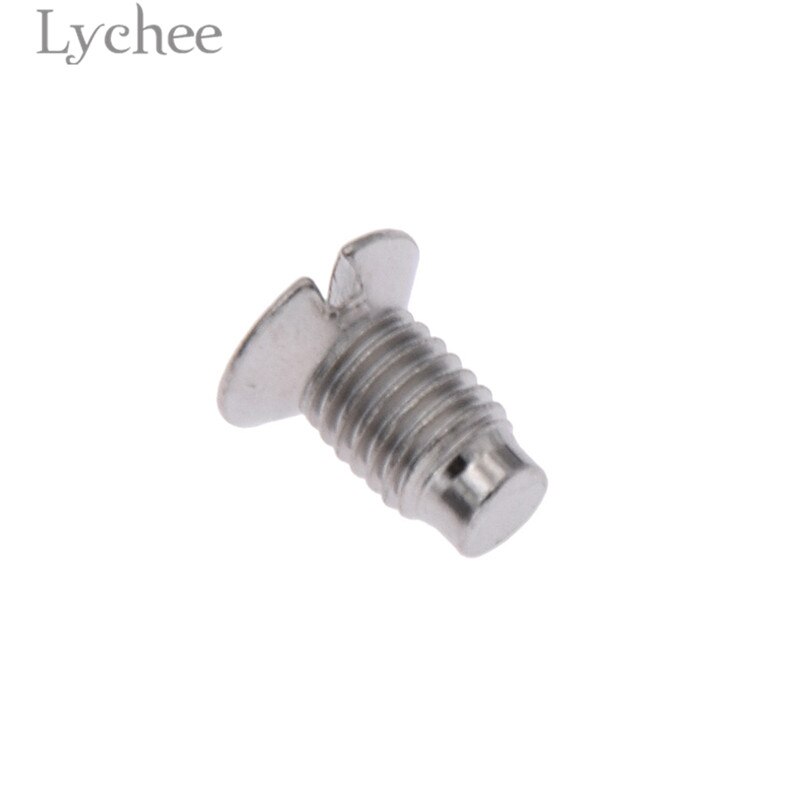 Lychee Life 10pcs Industrial Sewing Machine Screws Needle Plate Screws Sewing Machine Parts Accessory