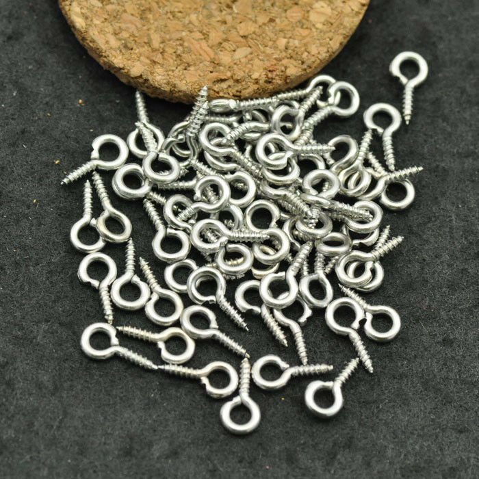 Boulons à vis bricolage-même, boulon pour les yeux 8x4mm, 100 pièces